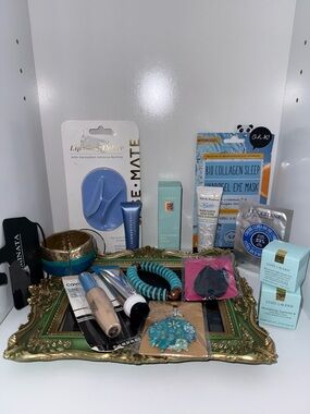Blue Bundle with Denim Bag- 15 pieces